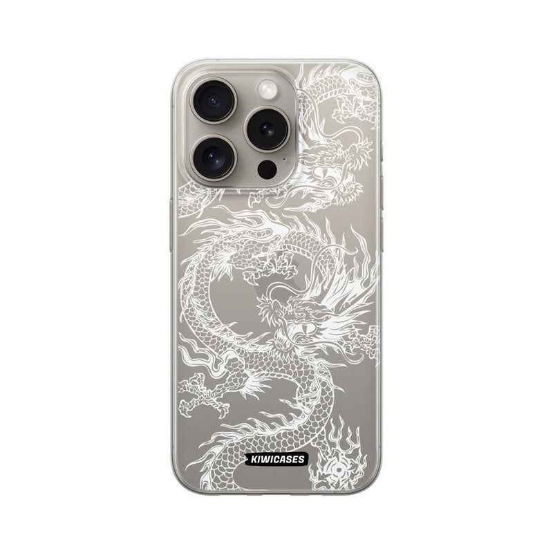 White Dragon - iPhone 15 Pro