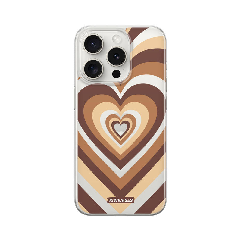 Latte Hearts - iPhone 15 Pro