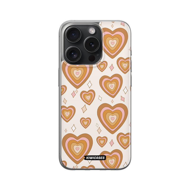 Retro Hearts - iPhone 15 Pro