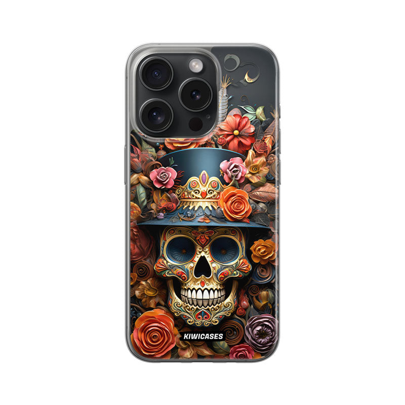 Top Hat Skull - iPhone 15 Pro