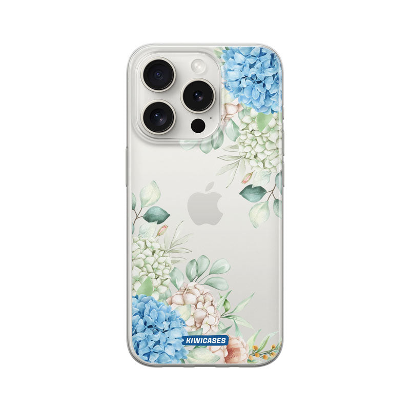 Blue Hydrangea - iPhone 15 Pro