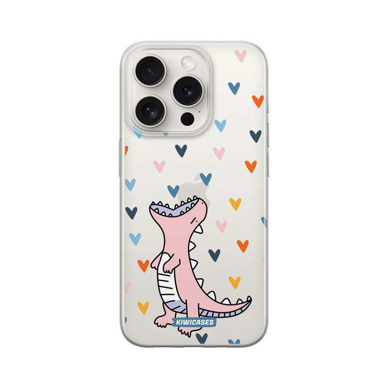 Dinosaur Hearts - iPhone 15 Pro