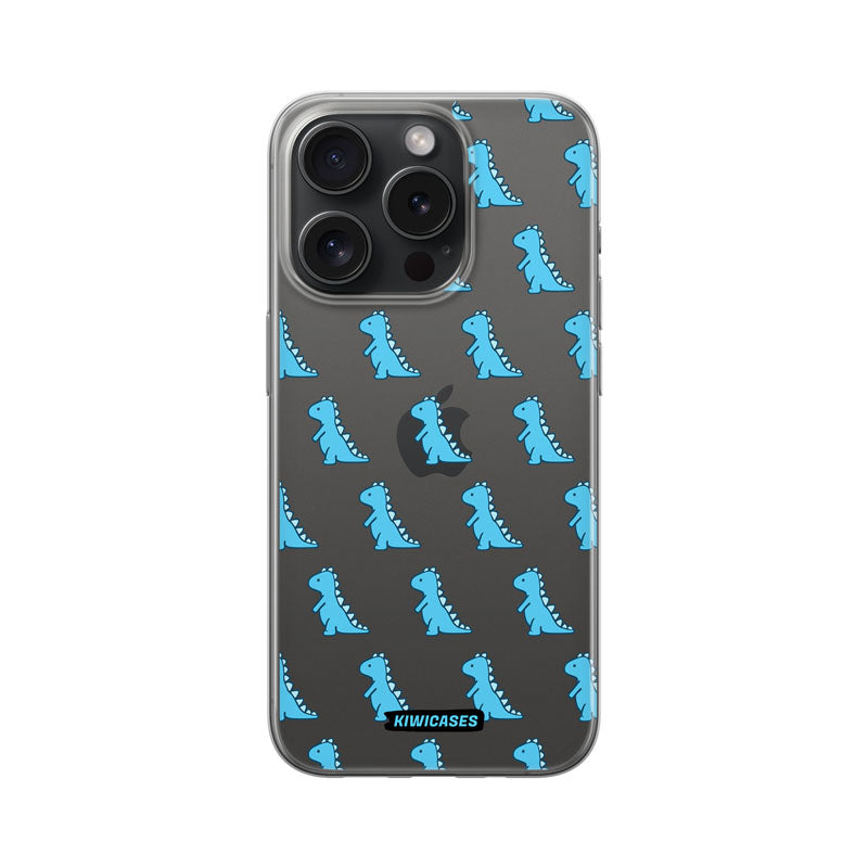 Blue Dinosaurs - iPhone 15 Pro