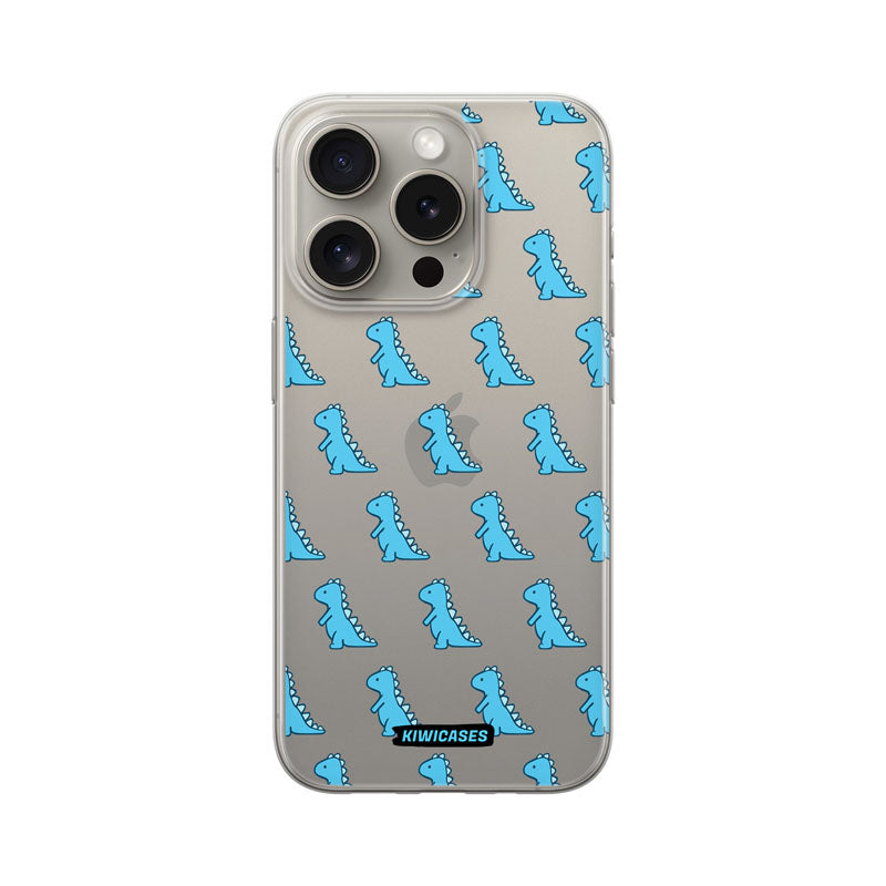 Blue Dinosaurs - iPhone 15 Pro