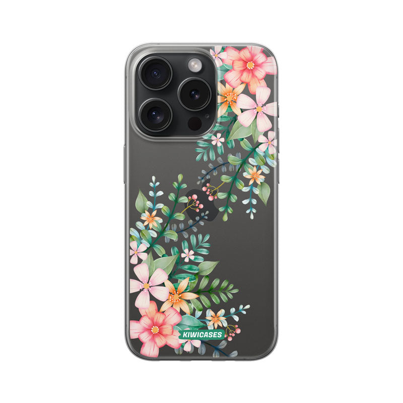 Spring Pink Florals - iPhone 15 Pro