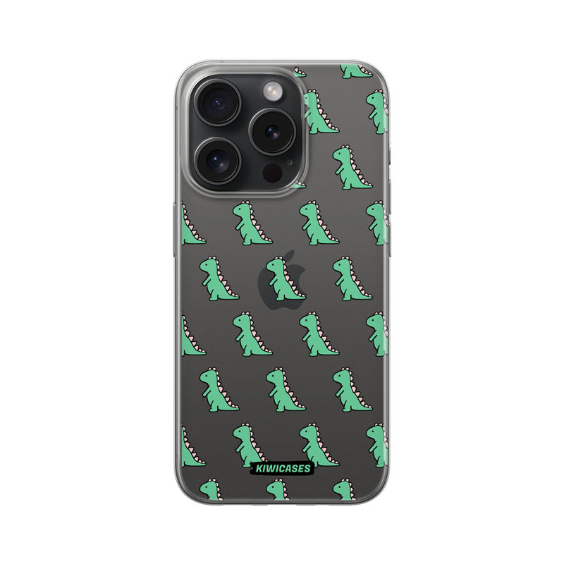 Green Dinosaurs - iPhone 15 Pro