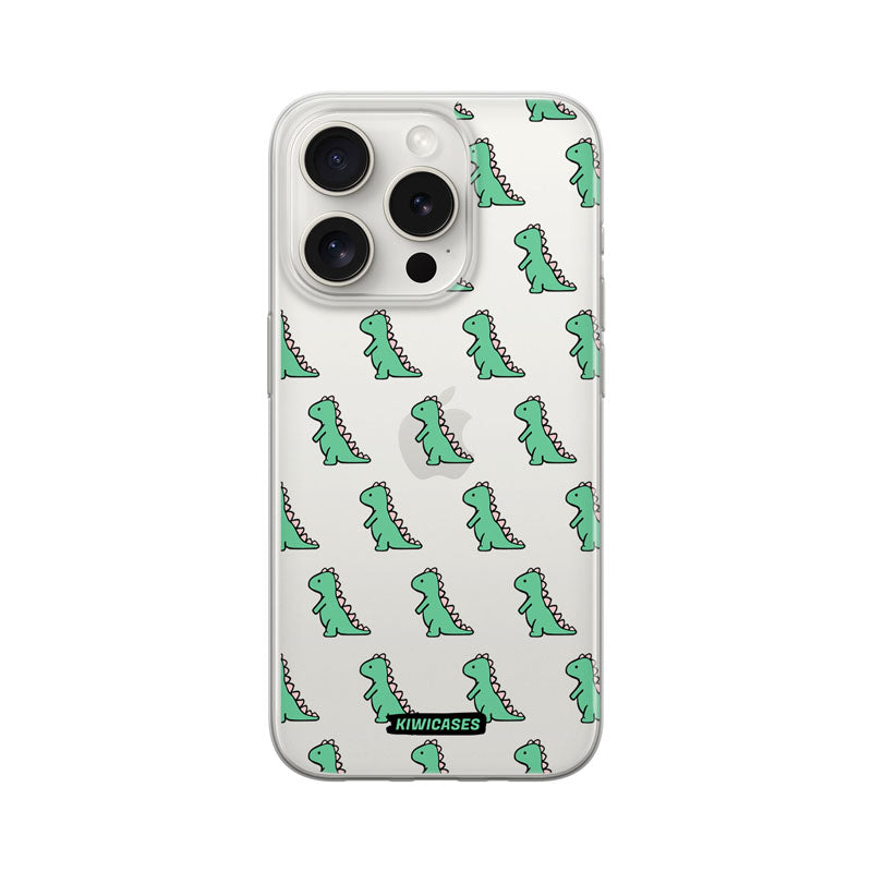 Green Dinosaurs - iPhone 15 Pro