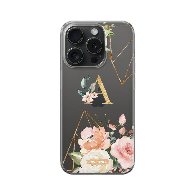 Floral Initials - iPhone 15 Pro - Custom