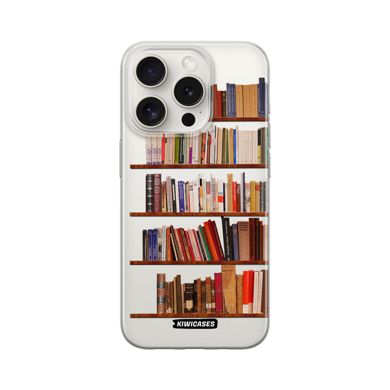 Library Bookshelf - iPhone 15 Pro
