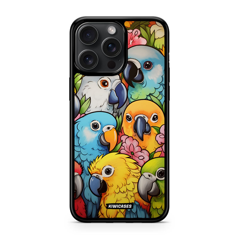 Cute Parrots - iPhone 15 Pro Max