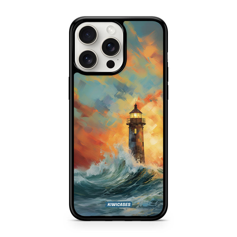 Sunset Lighthouse - iPhone 15 Pro Max