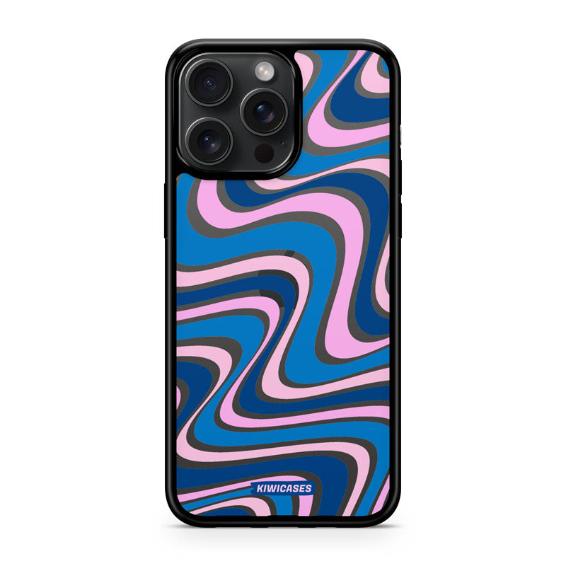Wavey Blue Pink - iPhone 15 Pro Max