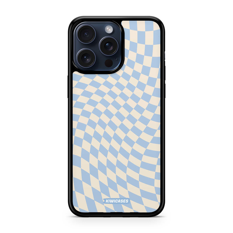 Blue Checkers - iPhone 15 Pro Max