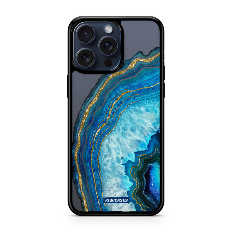 Blue Agate Crystal - iPhone 15 Pro Max