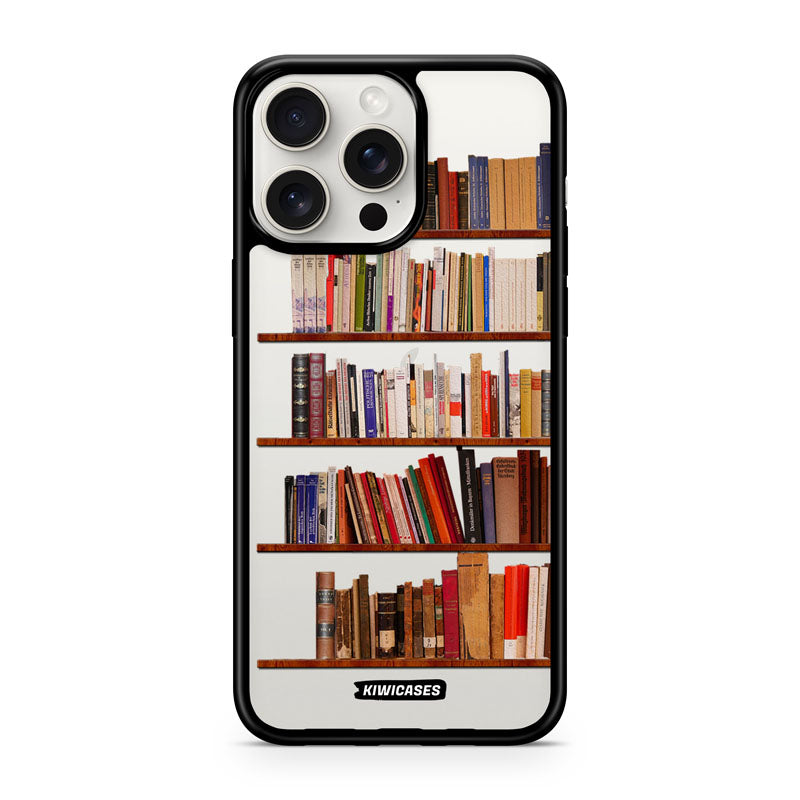 Library Bookshelf - iPhone 15 Pro Max