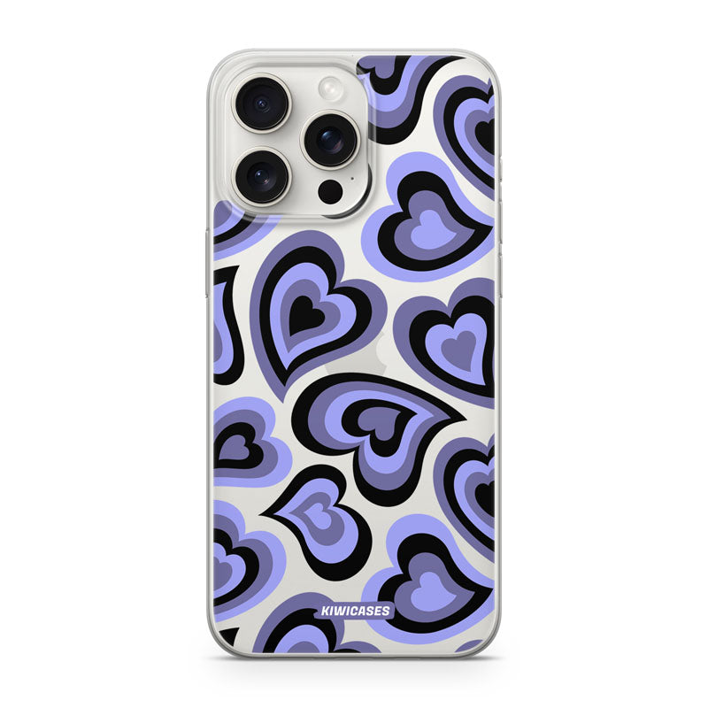 Purple Hearts - iPhone 15 Pro Max