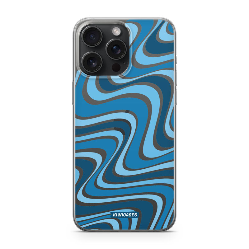 Wavey Blue - iPhone 15 Pro Max