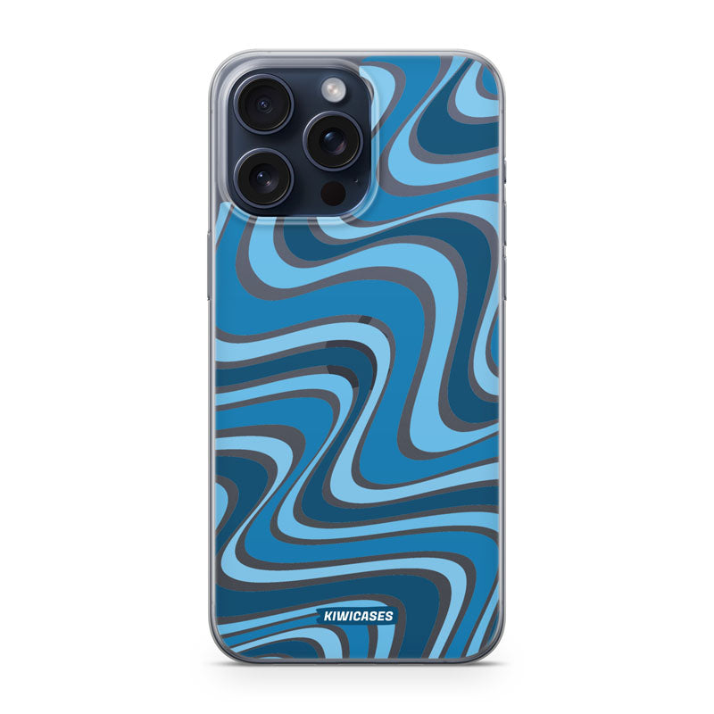 Wavey Blue - iPhone 15 Pro Max