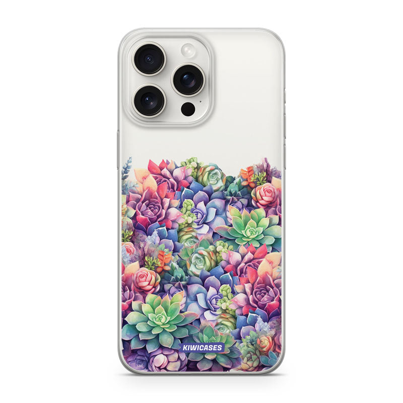Dreamy Succulents - iPhone 15 Pro Max