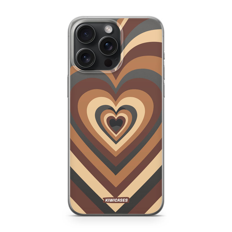 Latte Hearts - iPhone 15 Pro Max