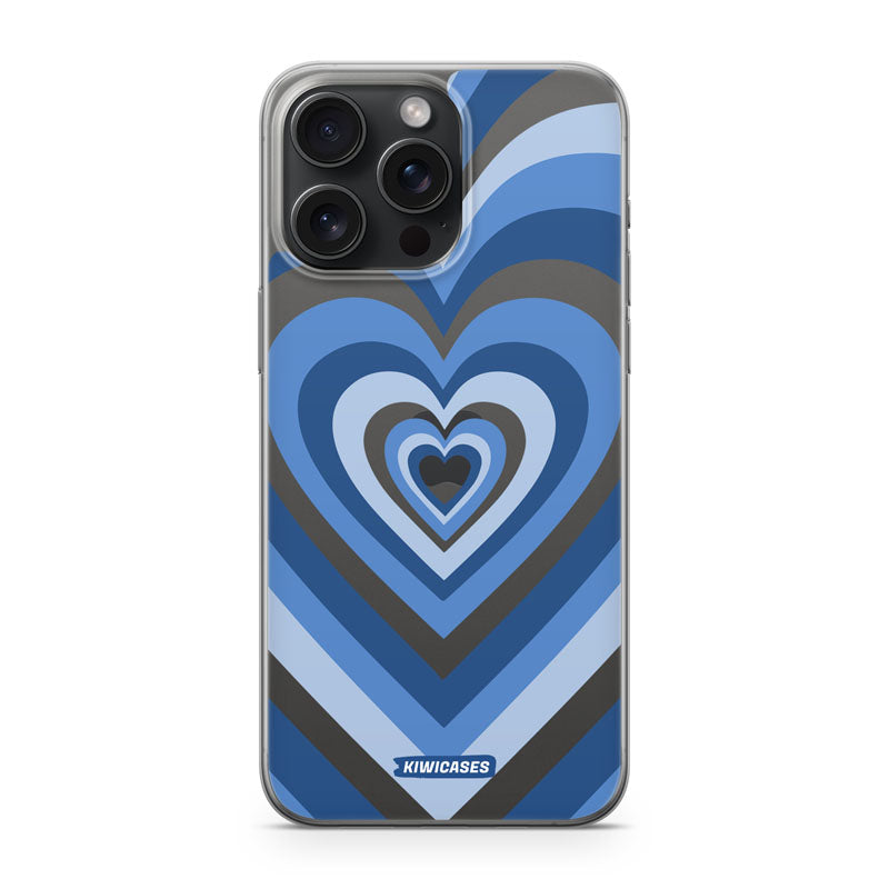 Blue Hearts - iPhone 15 Pro Max