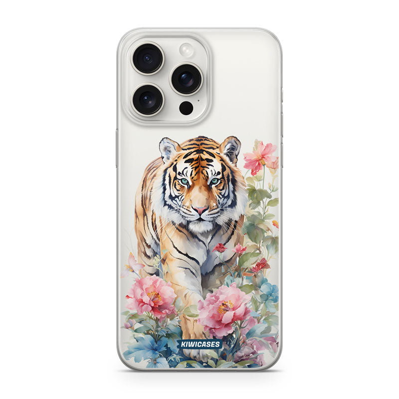 Floral Tiger - iPhone 15 Pro Max