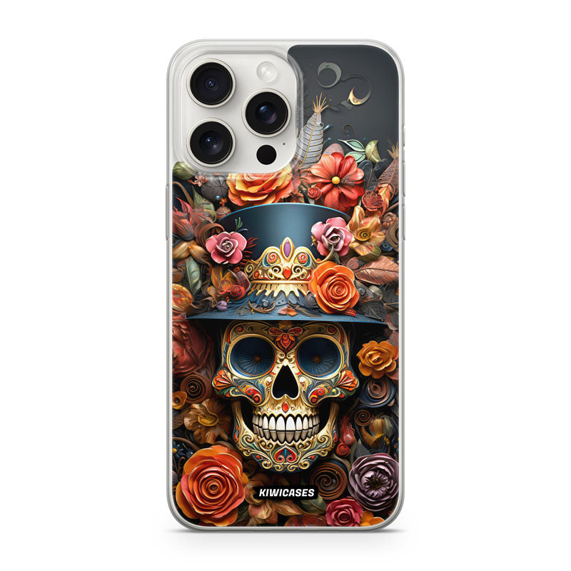 Top Hat Skull - iPhone 15 Pro Max