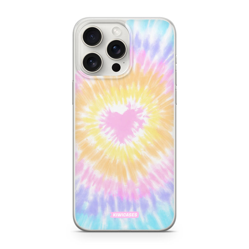 Tie Dye Hearts - iPhone 15 Pro Max