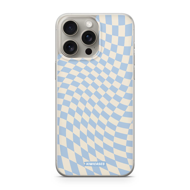 Blue Checkers - iPhone 15 Pro Max