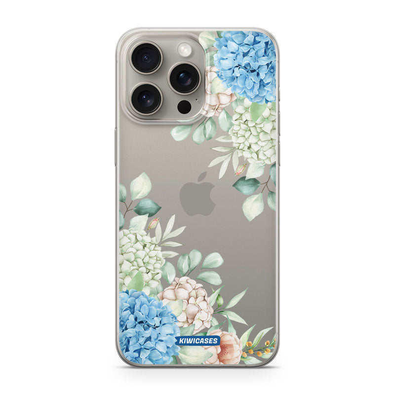Blue Hydrangea - iPhone 15 Pro Max