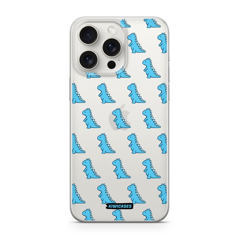 Blue Dinosaurs - iPhone 15 Pro Max