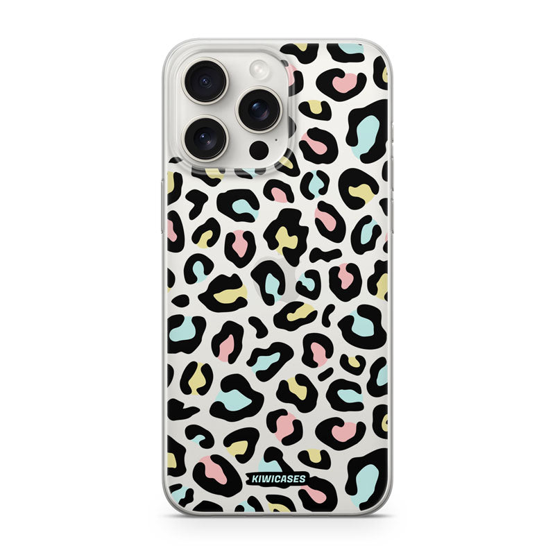Pastel Leopard - iPhone 15 Pro Max