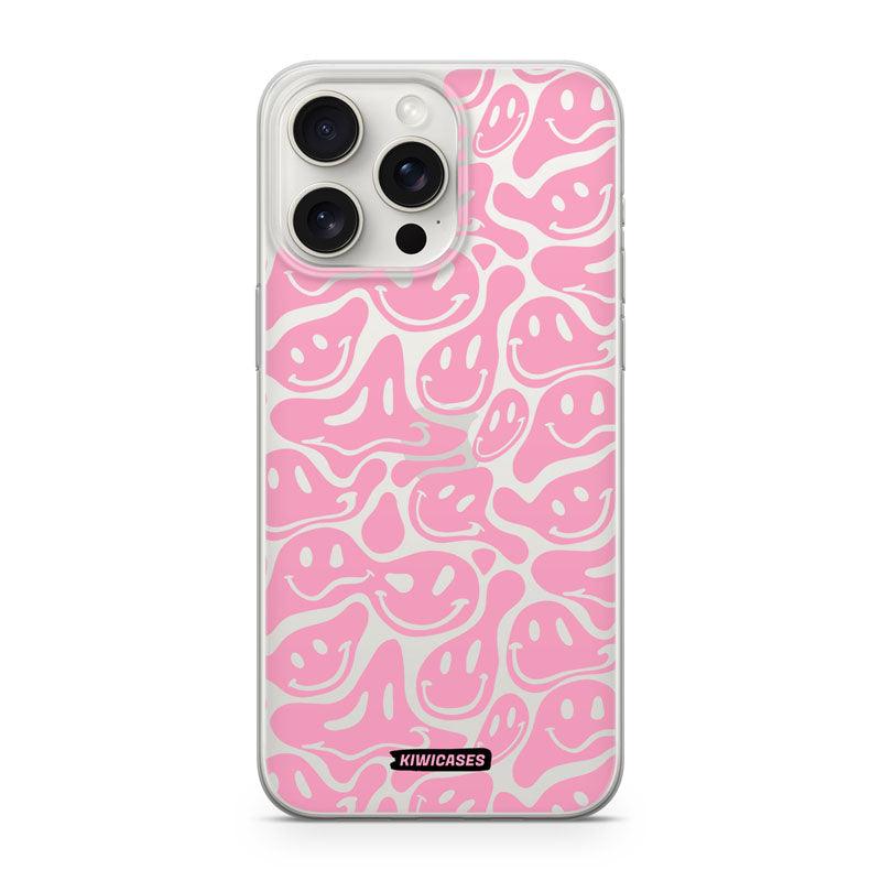 Pink Acid Face - iPhone 15 Pro Max
