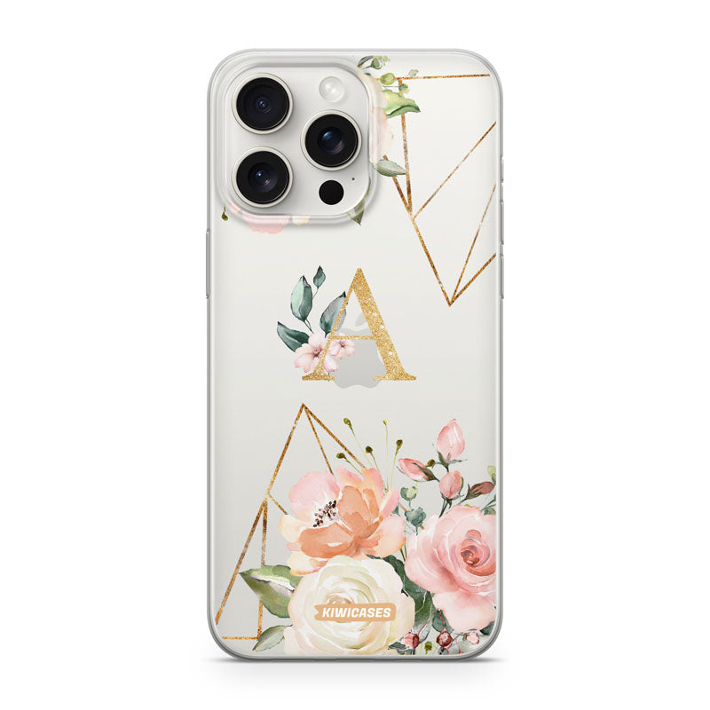 Floral Initials - iPhone 15 Pro Max - Custom