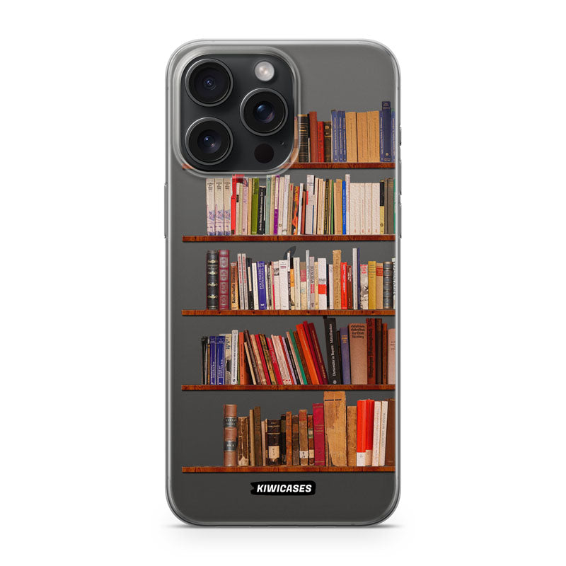 Library Bookshelf - iPhone 15 Pro Max