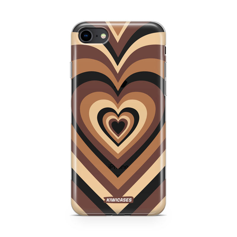 Latte Hearts - iPhone SE/6/7/8