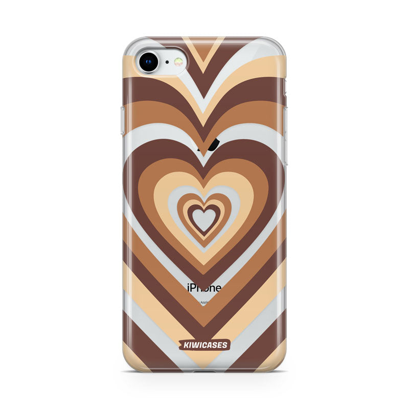 Latte Hearts - iPhone SE/6/7/8