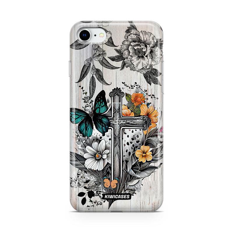 Butterfly Cross - iPhone SE/6/7/8