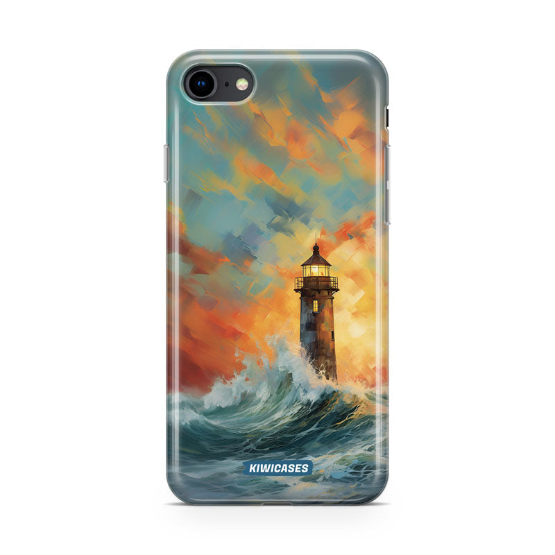 Sunset Lighthouse - iPhone SE/6/7/8