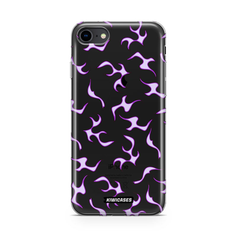 Purple Flames - iPhone SE/6/7/8