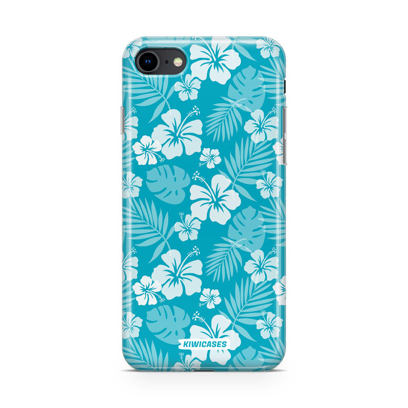 Hibiscus Blue - iPhone SE/6/7/8