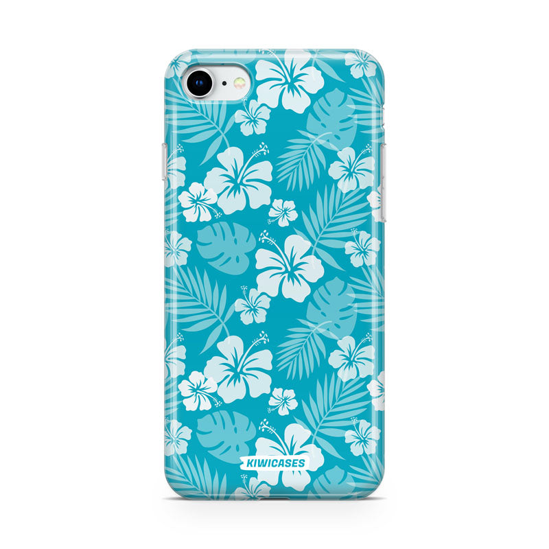 Hibiscus Blue - iPhone SE/6/7/8