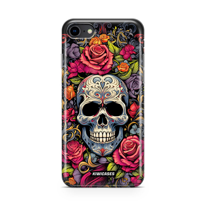 Floral Skull - iPhone SE/6/7/8