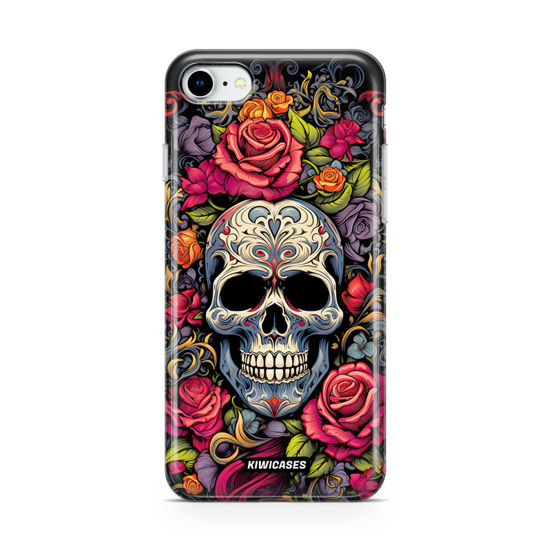 Floral Skull - iPhone SE/6/7/8