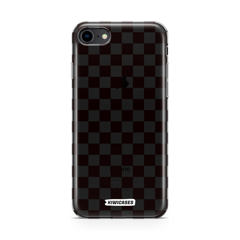 Black Checkers - iPhone SE/6/7/8