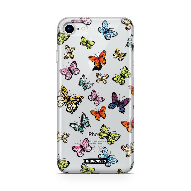 Colourful Butterflies - iPhone SE/6/7/8