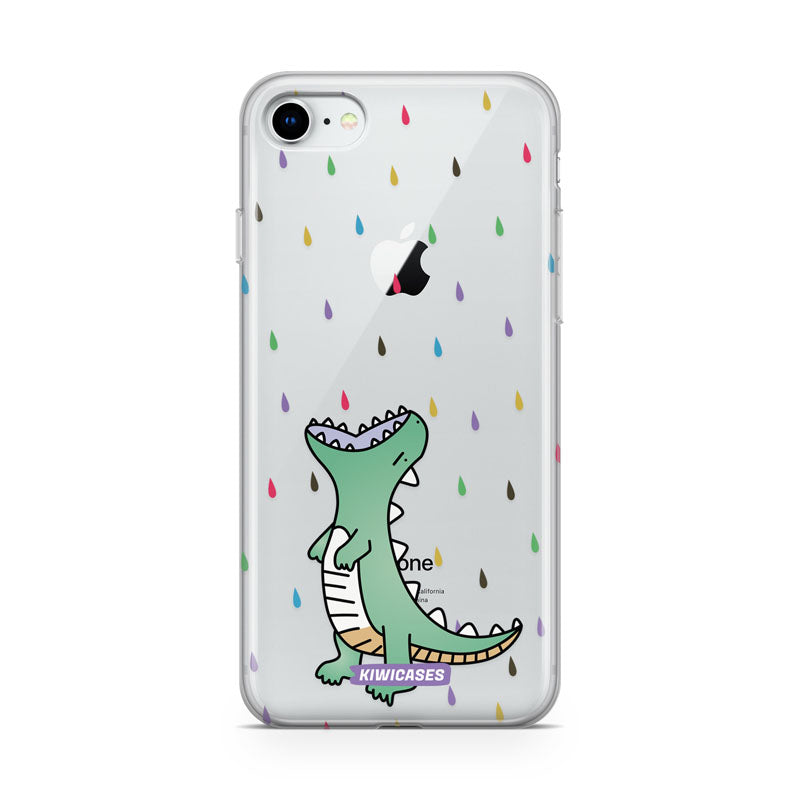 Dinosaur Rain - iPhone SE/6/7/8