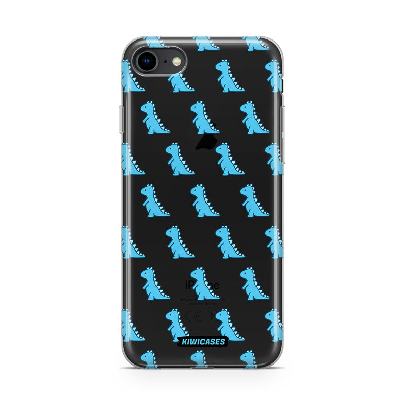 Blue Dinosaurs - iPhone SE/6/7/8