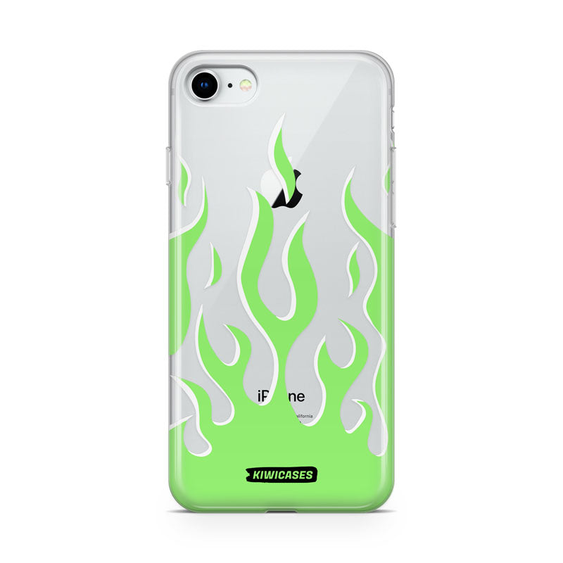 Green Fire - iPhone SE/6/7/8