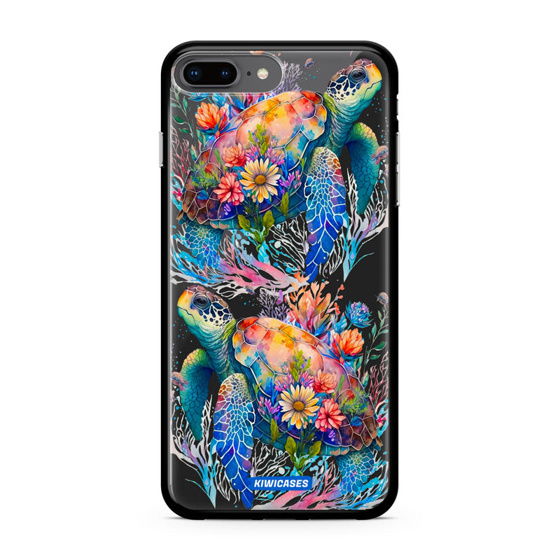Floral Turtles - iPhone 7/8 Plus